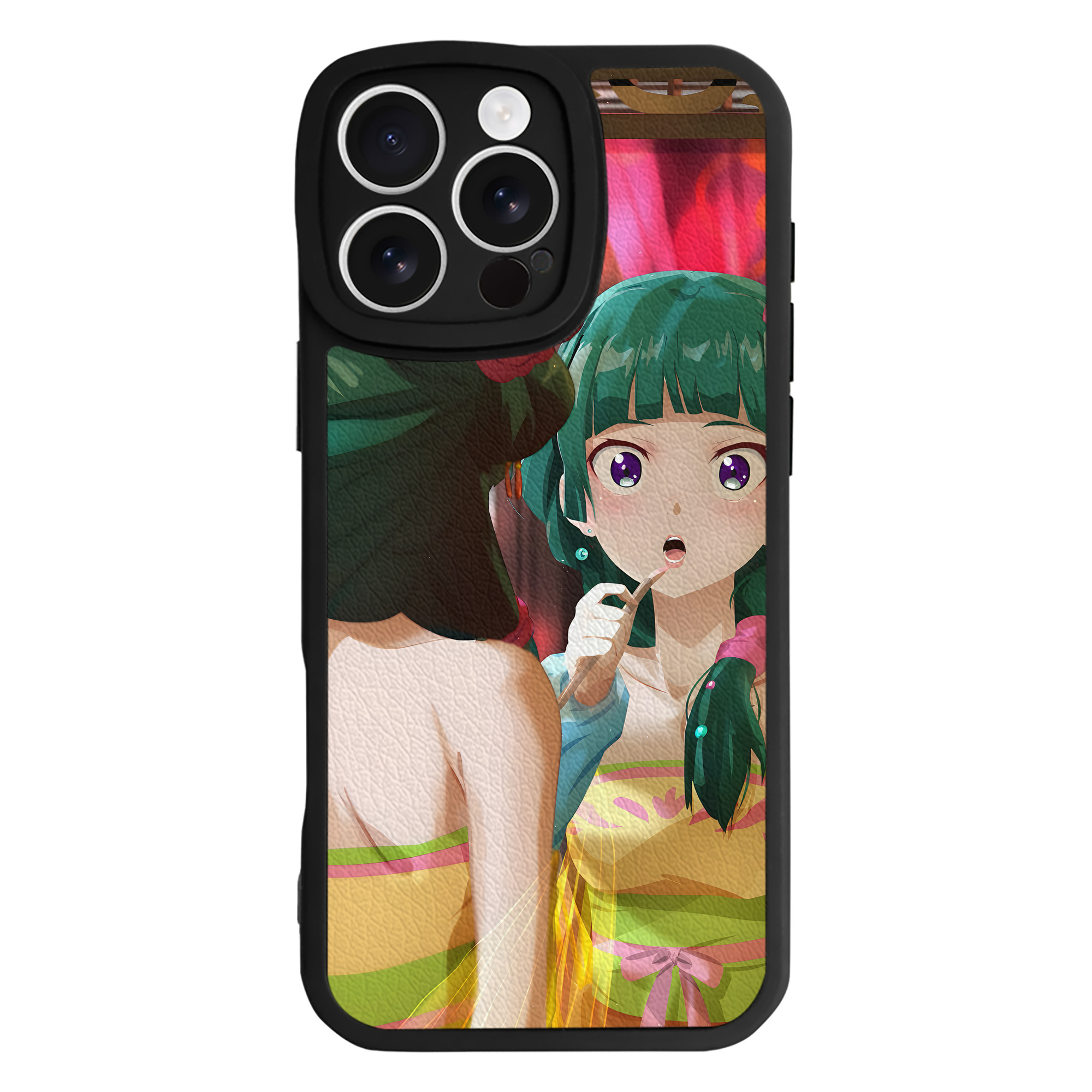 （画像用） 薬屋のひとりごと The Apothecary Diaries 【iPhone 16シリーズ対応】シリコンスマホケース（レザー調） 材質：シリコン